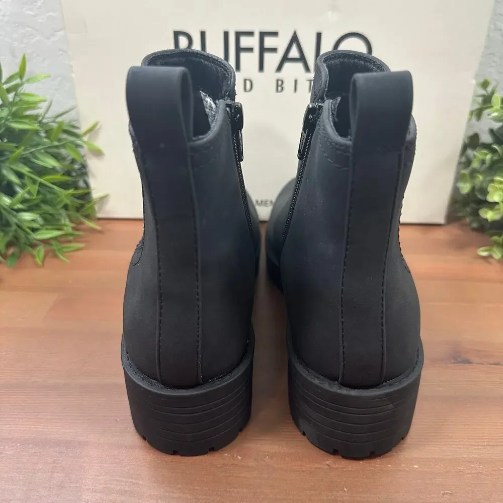 Buffalo David Bitton Women's Anna Black Water Repellant Boots‎ Size 10